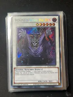Yugioh - Revived King Ha Des - BLCR-EN082 - 1st Ed Secret Rare NM - Image 1