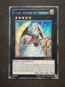 Tiras Keeper of Genesis - GENF-EN044 - Secret Rare Unlimited NM Yugioh - Image 1
