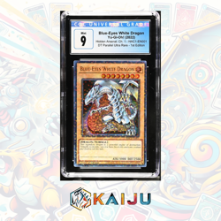 Yu-Gi-Oh! Blue-Eyes White Dragon 2022 HAC1-EN001 DT Parallel Ultra 1st Ed CGC 9 - Image 1