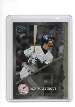 1995 Score - Hall of Gold Don Mattingly #HG 22 New York Yankees - Image 1