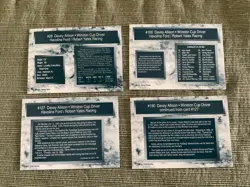 1993 Traks Davey Allison First Run lot of 4 race cards - Image 2