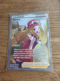 Pokemon TCG Serena (Full Art) Silver Tempest 193/195 Holo Ultra Rare - Image 1
