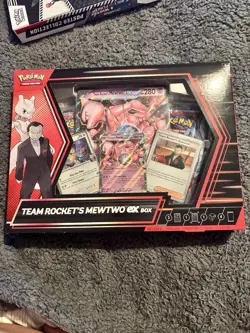 Pokemon TCG Destined Rivals Team Rockets Mewtwo EX Sealed Box Set - Image 1