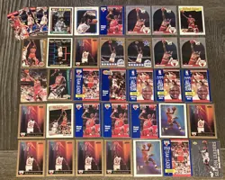 Michael Jordan Basketball Card Lot (35 Cards) Bulls HOF - READ BELOW DESCRIPTION - Image 1