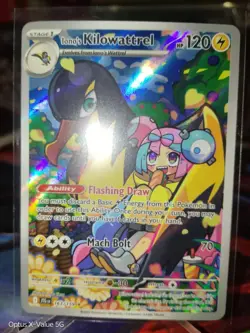 Iono's Kilowattrel 163/159 Journey Together Illustration Pokemon TCG Card NM - Image 2