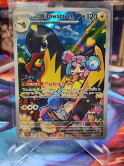 Iono's Kilowattrel 163/159 Journey Together Illustration Pokemon TCG Card NM - Image 3