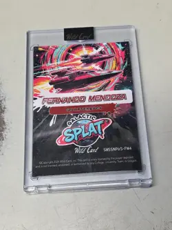 2026 Wild Card Splat Fernando Mendoza RC True 1 Of 1 Galactic - Image 2