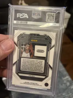 2023-24 Panini Prizm Draft Picks - Victor Wembanyama #2 Silver Prizm (RC) - Image 3