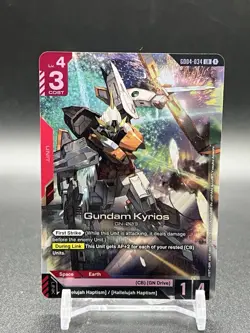 Gundam Kyrios GD04-034 LR - Legend Rare - Gundam TCG: Phantom Aria - NM - Image 1