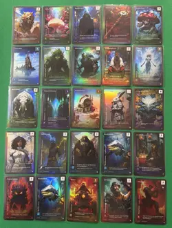 2025 Wonders of the First Foil Lot 25 C Cards-Sabre Relex Tuskhorn Flameheart W4 - Image 1