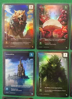 2025 Wonders of the First Foil Lot 25 C Cards-Sabre Relex Tuskhorn Flameheart W4 - Image 2