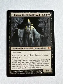Mikaeus, the Unhallowed Dark Ascension Mythic MTG TCG CARD NM/LP - Image 1