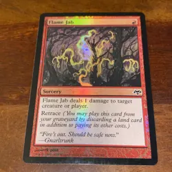 Flame Jab - Foil English MTG Eternal Masters LP CARD - Image 1