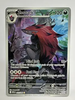 Zoroark 143/086 White Flare IR Holo Pokemon Card - Near Mint - Image 1