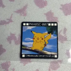 Pikachu PMABSC-007 Pokemon mini Card Game Vintage Japanese Anime Nintendo F/S - Image 1
