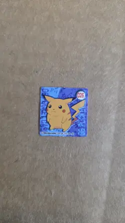 Pikachu 025 Pokemon GB Pocket Card Mini (1 inch) Japanese Good Condition - Image 1