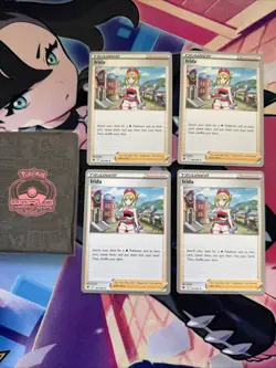 Iridia Trainer Pokemon Card 4x Lot 2022 World Championship Cards - Image 1