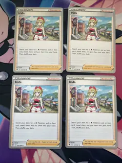 Iridia Trainer Pokemon Card 4x Lot 2022 World Championship Cards - Image 2