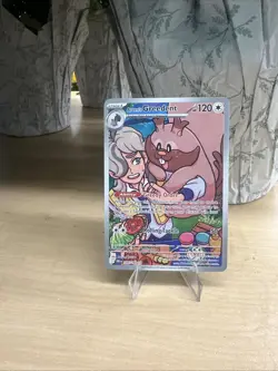 Pokemon TCG Arven's Greedent 205/182 Destined Rivals Illustration Rare Card - NM - Image 1