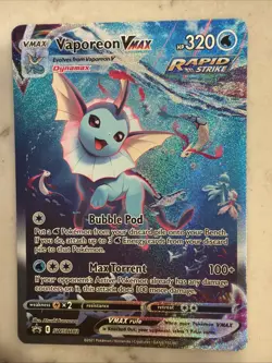 Vaporeon VMAX SWSH182 SWSH: Sword & Shield Promo Cards Holo - Image 1