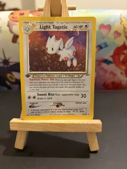 Togetic H27/H32 Skyridge Holo Rare Pokemon Card plus 1st edition togetic - Image 4