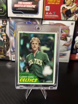 Topps 1981-82 Larry Bird Vintage Base Set Basketball Card RC Good Condition! - Image 1