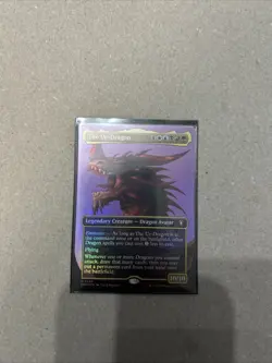 MTG the Ur-Dragon Commander Masters 0689 Foil Mythic Alt Art - Near Mint - Image 1