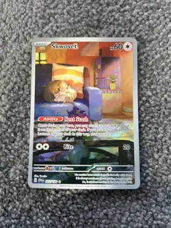 Pokemon TCG Skwovet Card 222/198 Illustration Rare, Mint Condition - Image 1