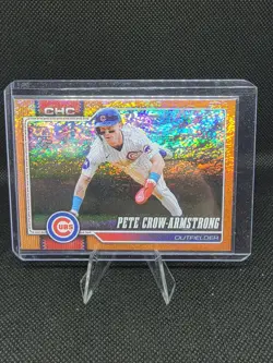 🔥 2026 Topps Series 1 Pete Crow-Armstrong Orange Rainbow Foil /25 Cubs - Image 1
