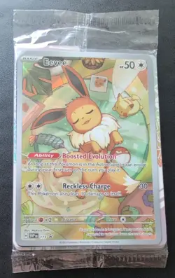 Eevee - SVP173 Promo Scarlet and Violet Pokemon Card Foil SEALED - Image 1