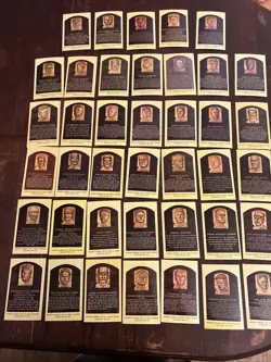 Lot Of 40 Baseball Hall of Fame and Museum Postcard Curteichcolor 1964-1980! - Image 1