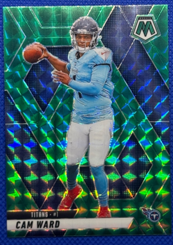 Cam Ward #382 [Mosaic Green] 2025 Panini Mosaic Football [RC] - Image 1