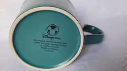 Disney Store Snow White Princess Coffee Mug Teal Green - Image 4