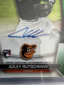 Adley Rutschman 2023 Bowman Chrome Green Refractor Auto /99 Rookie PSA 10 RC - Image 4