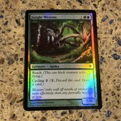 Jungle Weaver 134 Shards of Alara FOIL MTG TCG CARD NM - Image 1