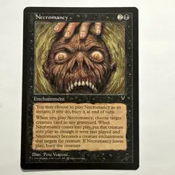 Necromancy - Magic the Gathering MtG - Visions - LP - Image 1