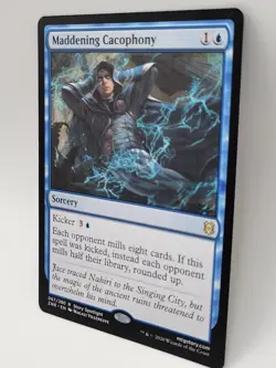 Maddening Cacophony ZNR MTG NM Rare Mill Sorcery Zendikar Rising - Image 4