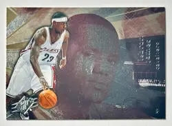 2004-05 Upper Deck SPx LeBron James #13 Foil Base Cavs 2nd Year In The NBA READ* - Image 3