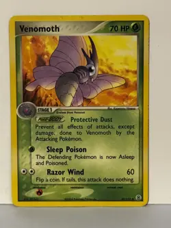 Venomoth 49/112 FireRed & LeafGreen LP Pokemon Fast Shipping - Image 1