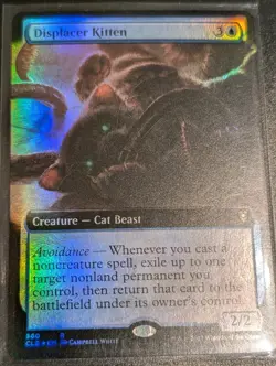 Displacer Kitten Extended Art Commander Legends: Baldur's Gate Foil N/NM - Image 1