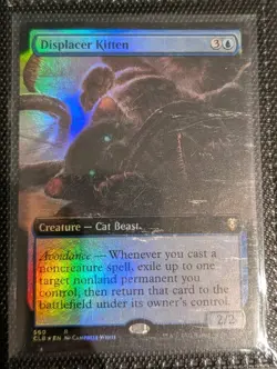 Displacer Kitten Extended Art Commander Legends: Baldur's Gate Foil N/NM - Image 3