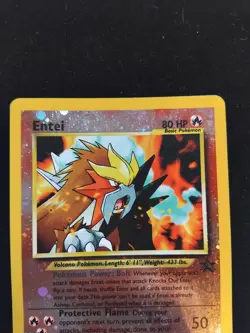 LP Pokemon TCG Entei #34 Wizards of The Coast Black Star Promo 2001 WOTC Vintage - Image 2