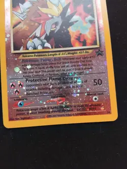 LP Pokemon TCG Entei #34 Wizards of The Coast Black Star Promo 2001 WOTC Vintage - Image 3