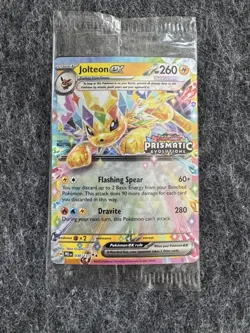 Pokemon TCG: Jolteon EX 030/131 Prismatic Evolutions Stamp Promo, Sealed - Image 1