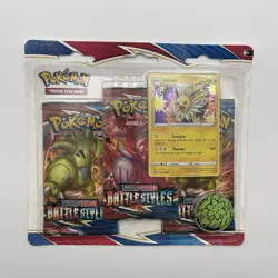 Pokemon Sword & Shield Battle Styles 3 Pack Blister Jolteon & Eevee Set Sealed - Image 2