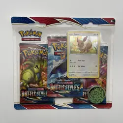 Pokemon Sword & Shield Battle Styles 3 Pack Blister Jolteon & Eevee Set Sealed - Image 4