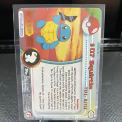 Squirtle #07 1999 Topps Pokemon tv animation series Vending prism MINT - Image 2