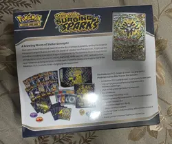 Pokemon TCG ETB Surging Sparks Pokemon Center Elite Trainer Box Factory Sealed - Image 2