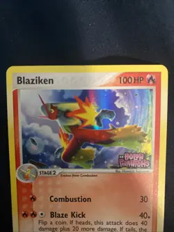 Pokemon Blaziken Reverse Holo 20/110 EX Holon Phantoms Stamped 2006 - Image 2