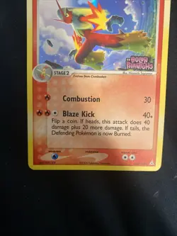 Pokemon Blaziken Reverse Holo 20/110 EX Holon Phantoms Stamped 2006 - Image 3